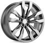 Легковой диск Skill Wheels SL566 9x20 5x112 ET33 66,6 чёрный + полированные спицы